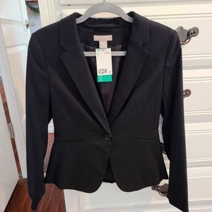 H&M Women's Blazer NWT Small Black